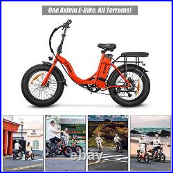 Axiniu 20'' Electric Bicycle Adults Mountain/City/Snow E-Bike 750W 36V Ebike
