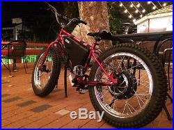 BMX Fat bike by Ebike1 10,000 watts QS V3 motor Motocross Wheels
