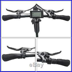 Black Folding Electric Fat Tire Bike Beach Bicycle City Ebike 20 48V 13AH 500W