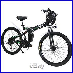 CLIENSY 26 Folding Electric Bike City Mountain Cycling EBike 350W 36V 8AH USA