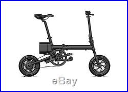 Dual 14 inch Wheel Power E-Bike (Black)