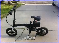 Dual 14 inch Wheel Power E-Bike (Black)