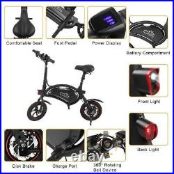 E-Bike Urban Commuter Foldable 12 36V 6Ah Electric Cycle Bicycle Short Rides