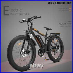 E-bike 26 48v 750w Electric Bike Mountain Bicycle Fat Tire All-terrain E bike