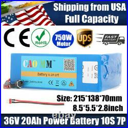 EBIKE BATTERY LITHIUM Li-Ion 36V 20AH Bicycle 750W Motor Electric Scooter Power