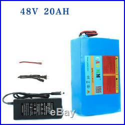 EBike Li-ion Battery 48V20AH 1000W Scooter Electric Bicycle Motor BMS Charger US