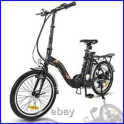 ECOTRIC 20 36V FOLDING Electric Bicycle eBike Removable Battery 7 Speed