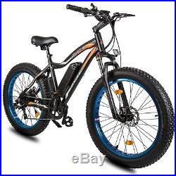 ECOTRIC 26 500W Fat Tire Ebike Electric Bike Beach Snow Bicycle 7 Speed Li-ion