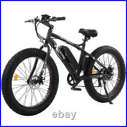 ECOTRIC 26 500W Fat Tire Electric Bicycle 36V Bike Mountain Beach City eBike