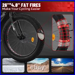 ECOTRIC 26 500W Fat Tire Electric Bicycle 36V Bike Mountain Beach City eBike