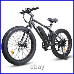 ECOTRIC 26 Fat Tire Electric Bicycle 500W 36V e-Bike Mountain Beach City eBike