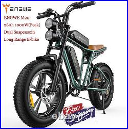 ENGWE 20 1000W 48V Electric Bike Mountain Bicycle FatTire Ebike for Adult Green