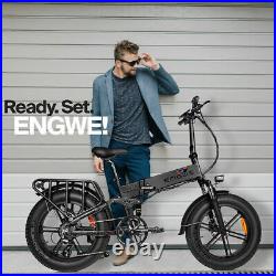 ENGWE 20 Fat Tire Electric Bicycle 750W 48V Mountain Bike Beach City eBike MTB