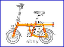 ENGWE E-Folding Electric Bike 14 350W 10Ah Beach Mountain Bicycle City E-Bike