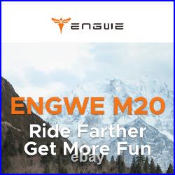 ENGWE M20 Electric Mountain Bicycle 13AH 1000W Fat Tire Ebike UL 2849 Certified