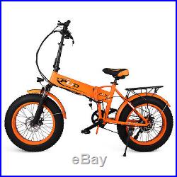 ENGWE Snow eBike 48V 8Ah Folding Fat Tire Electric Mountain Bike with 6 Speeds
