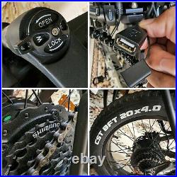 Eahora X7 ebike (750w, 48v, 12ah, 20inch fat tires, foldable electric bike)