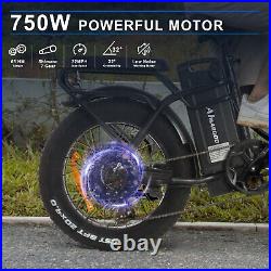 Ebike 1200W Electric Bike Snow City Bicycle 48V/30Ah Battery 20 Fat Tire E-bike