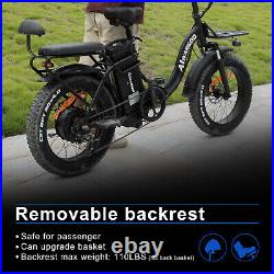 Ebike 1200W Electric Bike Snow City Bicycle 48V/30Ah Battery 20 Fat Tire E-bike