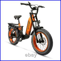 Ebike 20 1000W Electric Bike Mountain Bicycle 48V/14Ah Battery Fat Tire E-bike