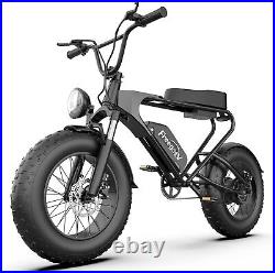Ebike 20 1200W Electric Bike Mountain Bicycle Off Road Fat Tire 34MPH 40 Miles
