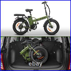 Ebike 20 500W 36V/10Ah Electric Folding Bike Bicycle Fat Tire City E-bike USA