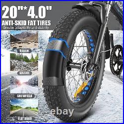 Ebike 20 500W 48V Electric Folding Bike Bicycle Fat Tire Beach/City/Snow 13