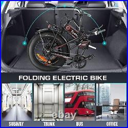 Ebike 20 500W 48V Electric Folding Bike Bicycle Fat Tire Beach/City/Snow 13