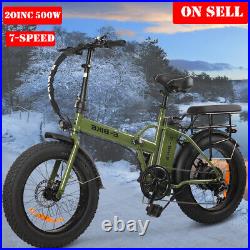 Ebike 20 750W 36V 10.2 AH Electric Folding Bike Bicycle Fat Tire City E-bike