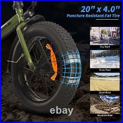 Ebike 20 750W 36V 10.2 AH Electric Folding Bike Bicycle Fat Tire City E-bike