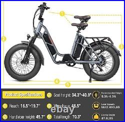 Ebike 20750W 48V Electric Bike Dual Samsung Battery Fat Tire off road E-bicycle
