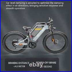 Ebike 26 1000W Electric Bike Mountain Bicycle 48V/20Ah Battery Fat Tire E-bike