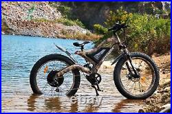 Ebike 26 1500W 48V Electric Bike Mountain Bicycle Fat Tire E-bike for Adults