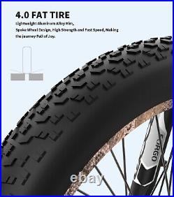 Ebike 26 1500W 48V Electric Bike Mountain Bicycle Fat Tire E-bike for Adults