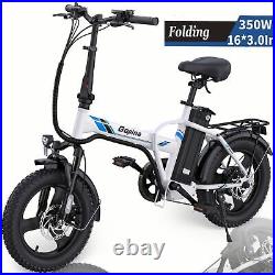 Ebike 26/20 500W 48V/12.5Ah Electric Folding Bicycle Fat Tire Moutain E-Bike