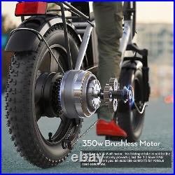 Ebike 26/20 500W 48V/12.5Ah Electric Folding Bicycle Fat Tire Moutain E-Bike