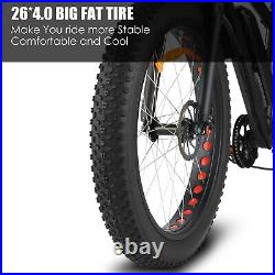 Ebike 26 500W Electric Bike Mountain Bicycle 48V/10.4Ah Battery Fat Tire E-bike