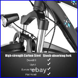 Ebike 26 500W Electric Bike Mountain Bicycle 48V/10.4Ah Battery Fat Tire E-bike