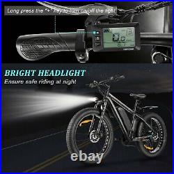Ebike 26 500W Electric Bike Mountain Bicycle 48V/13Ah Battery Fat Tire E-bike