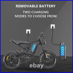 Ebike 261200W Electric Bike Mountain Bicycle 48V/17.5Ah Battery Fat Tire E-bike