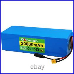 Ebike Battery 52V 20ah Lithium ion Battery with Charger, for 1500w Electric Bike