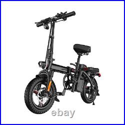 Ebkarocy Ebike 14 400W Motor Folding Electric Bike 48V 15AH Battery for Adult