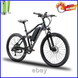 Electric Bicycle 27.5'' eBike E-mountain Bike Bafang 750w Peak Motor 9 Speed USA