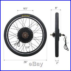Electric Bicycle E-Bike 26 48V 1000W Rear Wheel Motor Conversion Kit