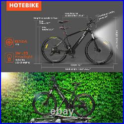 Electric Bicycle Electric Mountain Bike 48V 750W Ebike 26'' Battery HOTEBIKE