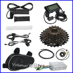 Electric Bicycle Kit 48V 1000W Rear Wheel E Bike Motor Conversion Hub LCD Meter