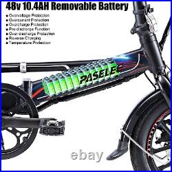 Electric Bike 14inch Folding e-bike 350W 48V 10.4Ah Bicycle Lightweight MINI3.0