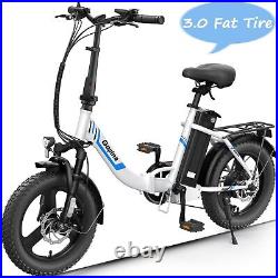 Electric Bike 16 Fat Tire Foldable Ebike, 48V Battery, 350W Commuter Bicycle