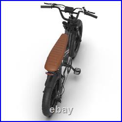 Electric Bike 20 750W 48V E Mountain Bicycle Fat Tire Ebike 7Speed for Adults