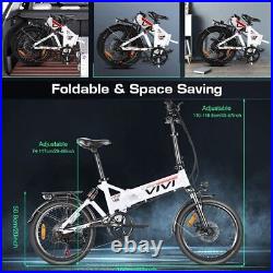 Electric Bike 20 Folding eBike 500W City E-bikes Commuting Bicycle 22mph VIVI